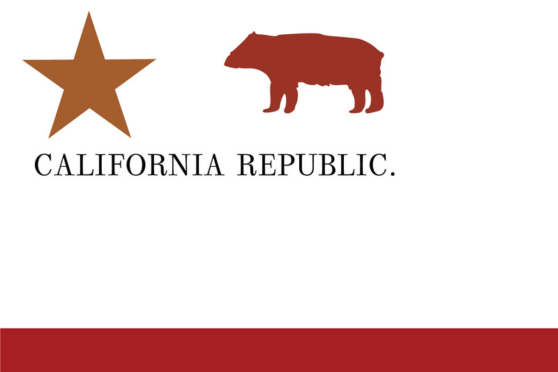 Old California Flag