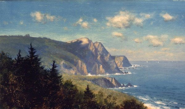 Portrait of Mountains and Ocean