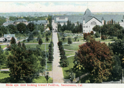 1910 Agricultural Pavilion Postcard