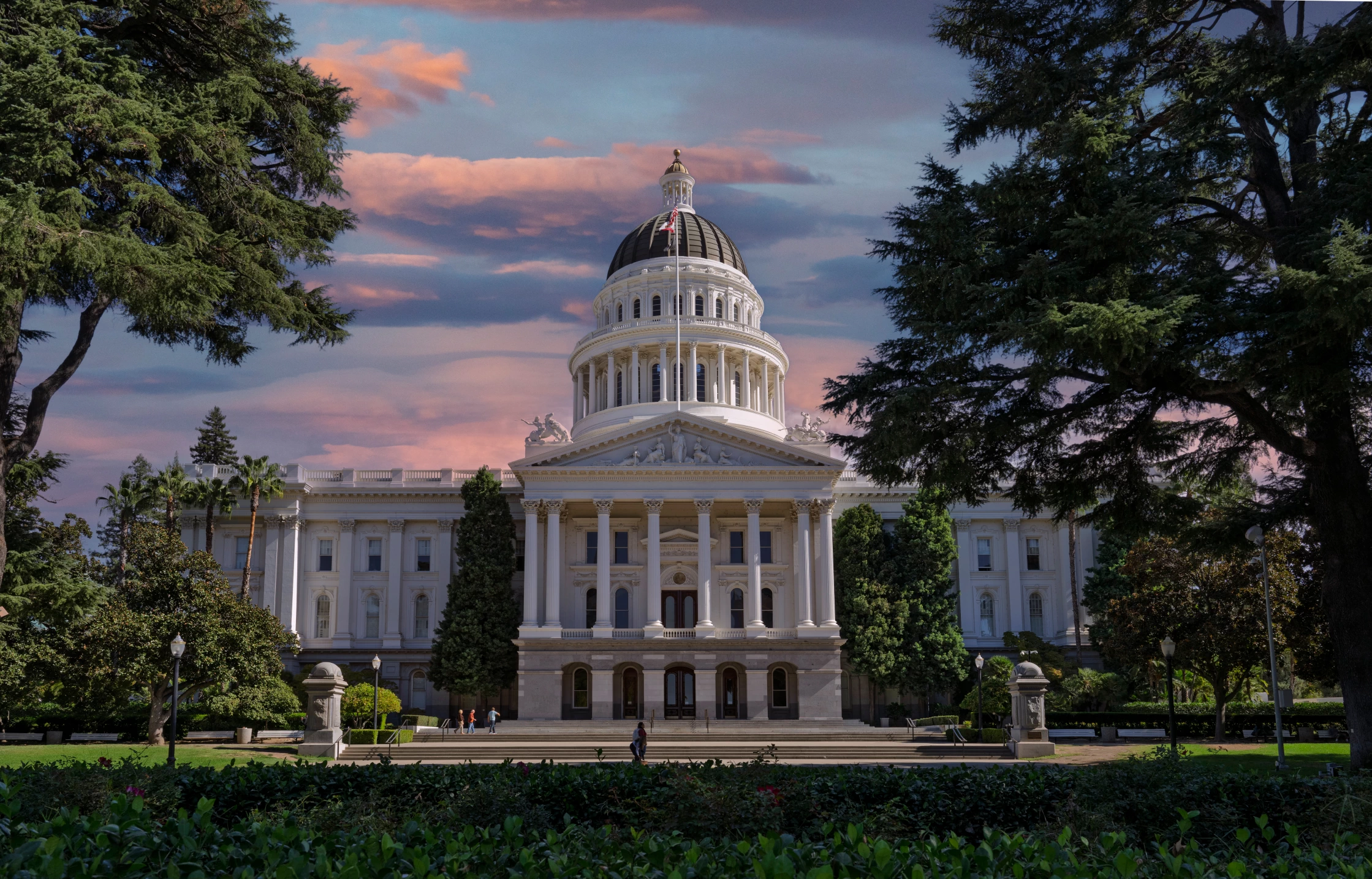 The present-day Capitol building in Sacramento has endured for 150 years following its 1874 completion. The present-day Capitol building in Sacramento has endured for 150 years following its 1874 completion.
