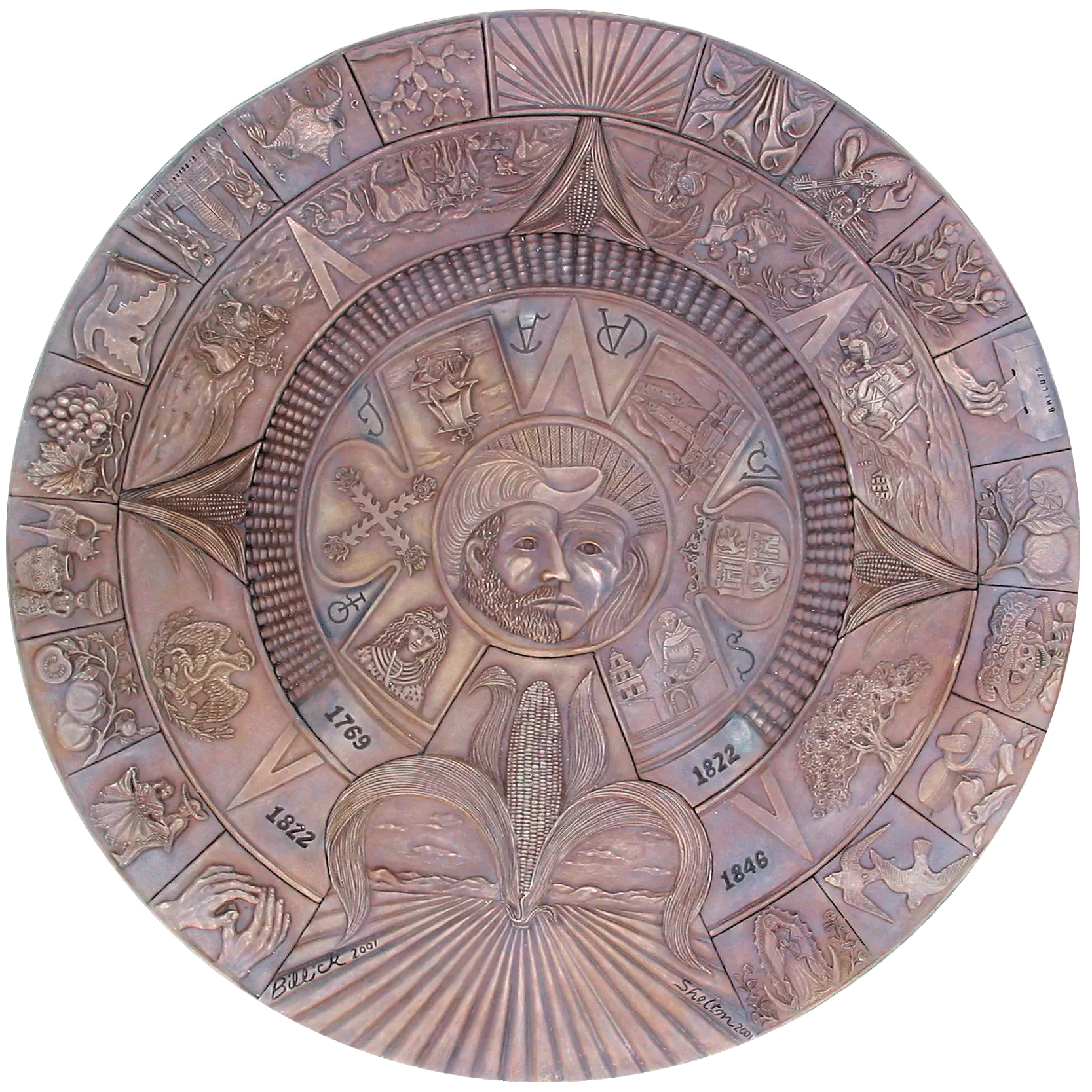 Spanish Mexican Seal designed by Susan Shelton and Donna Billick. Spanish Mexican Seal designed by Susan Shelton and Donna Billick.