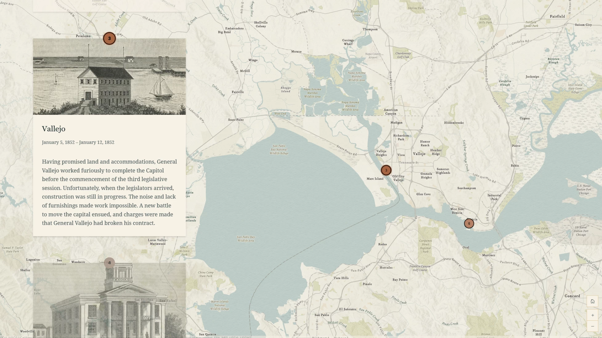 Interactive Timeline of California Capitols Interactive Timeline of California Capitols