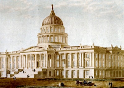 Reuben Clarks original proposal for the State Capitol 1860