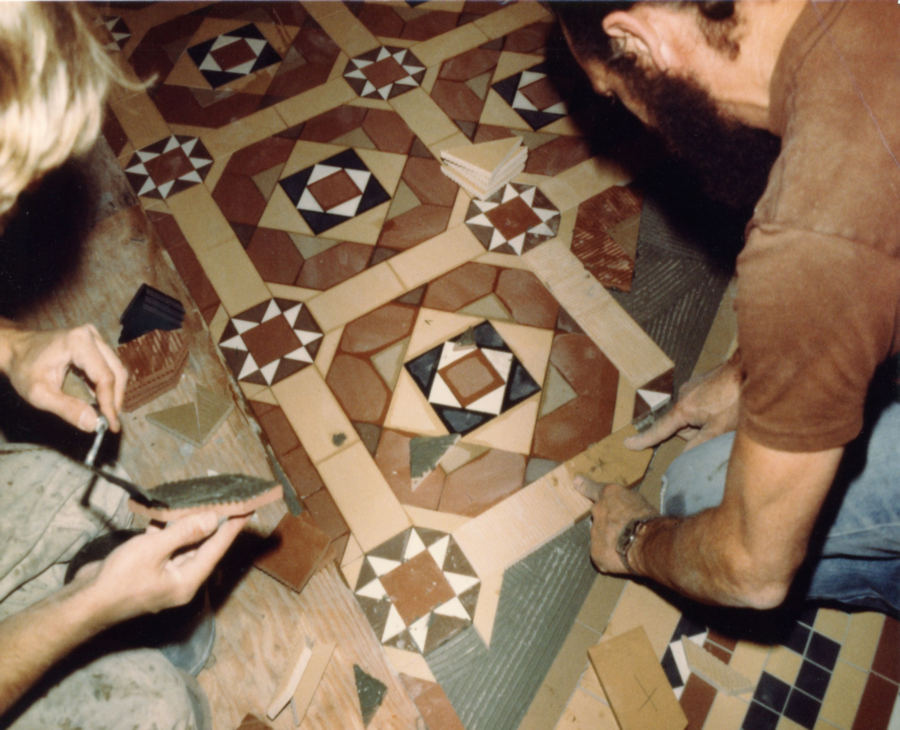 Laying Mosaic Flooring