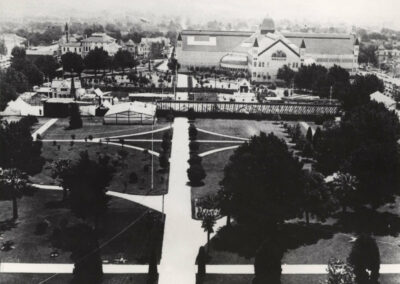 Agricultural Pavilion and State Fairgrounds in Capitol Park 1800s