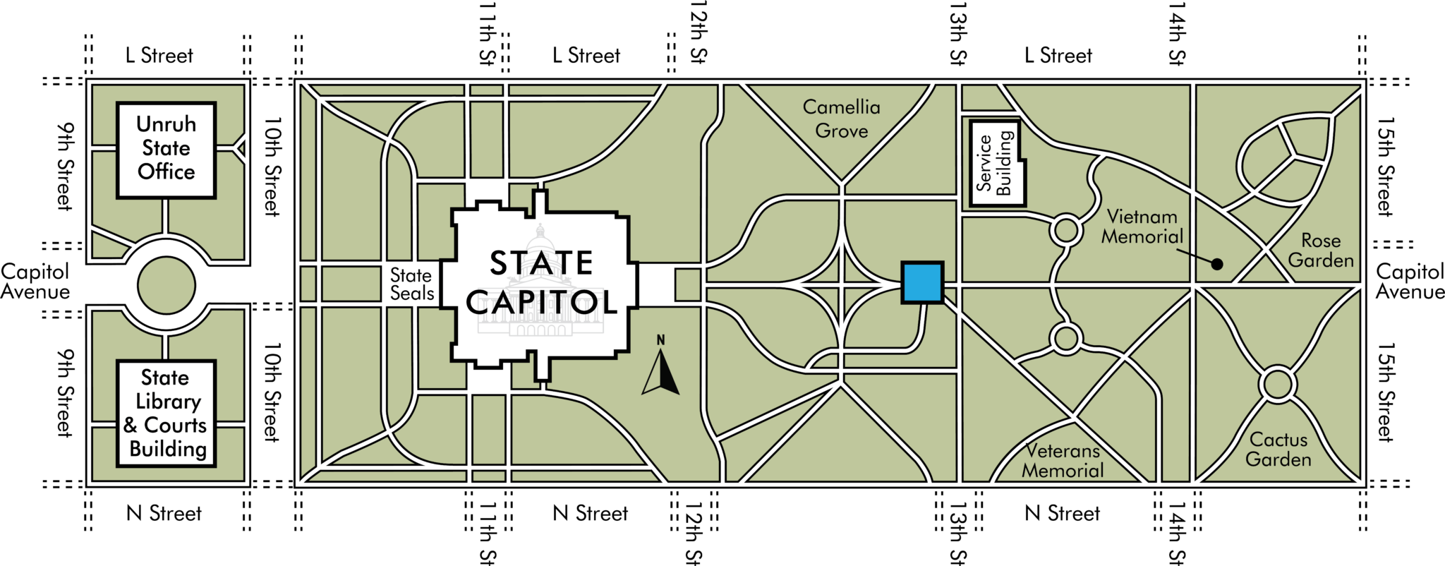 Capitol Junior Ranger Map