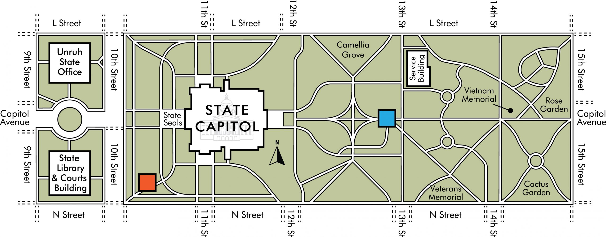 Capitol Park Map