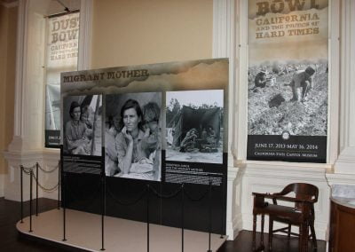 Dust Bowl Exhibit Room - Migrant Mother