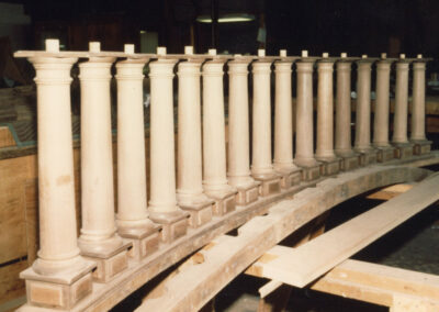 Original woodwork stripped and refinished