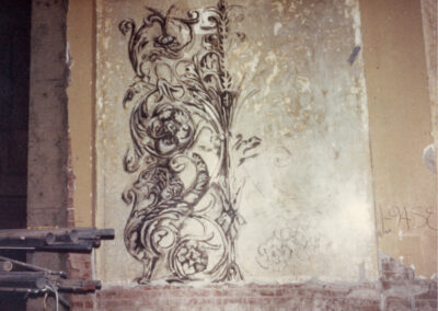 Preparatory drawing for future mural painting