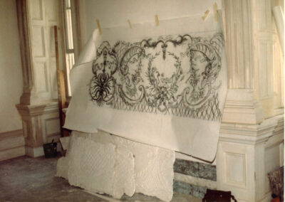 Punch cartoon of plasterwork design