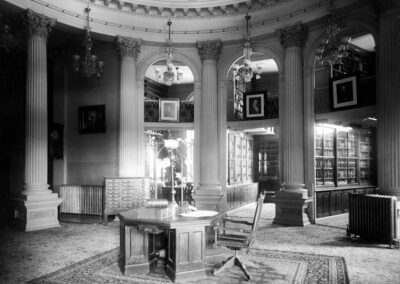 State Library Loan Desk located in the Capitol circa 1904