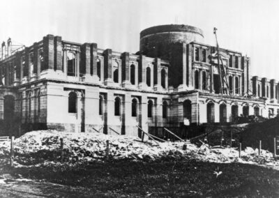 West construction of the Capitol circa 1867